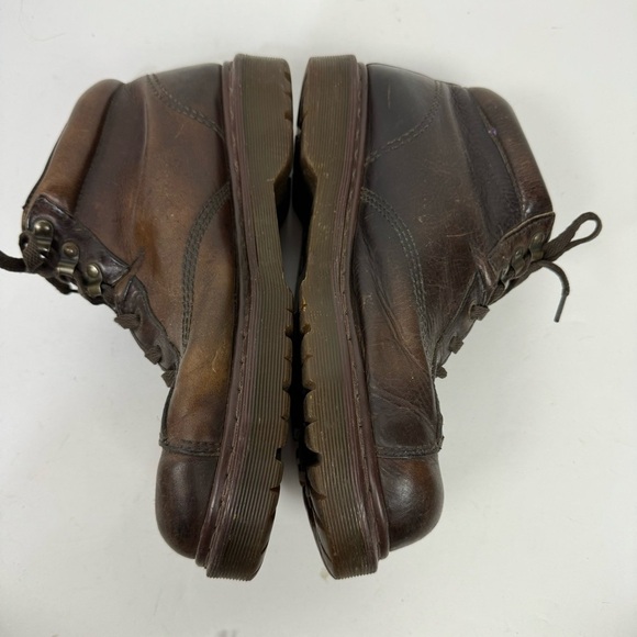 Dr. Martens Brown Leather Short Work Boots Made in England